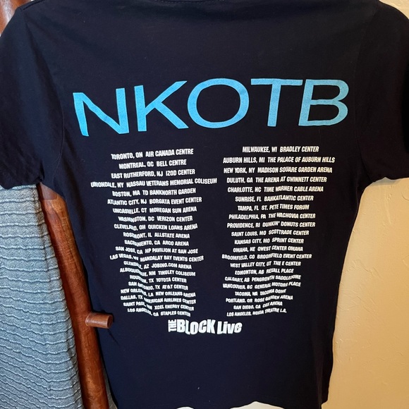 NKOTB New Kids On The Block 2008 Graphic Tour Tee S - Picture 4 of 4